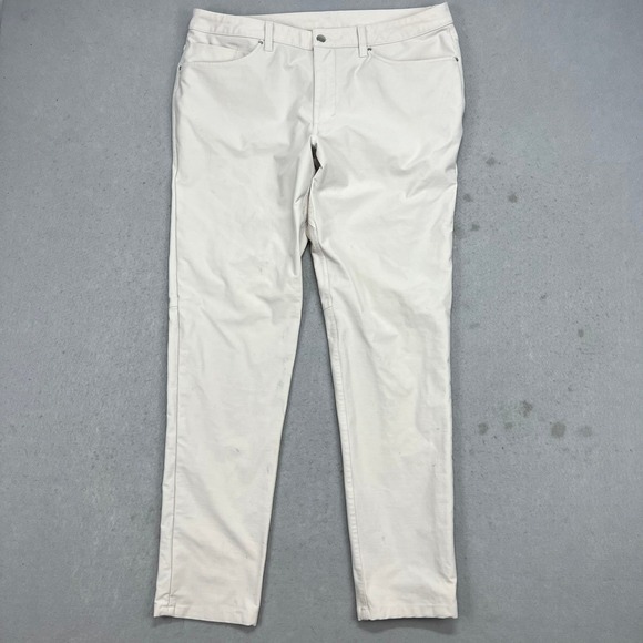 lululemon athletica Other - Lululemon Men's Chino ABC Pants Beige Size 36 x 33 Golf Stretch Cotton Blend